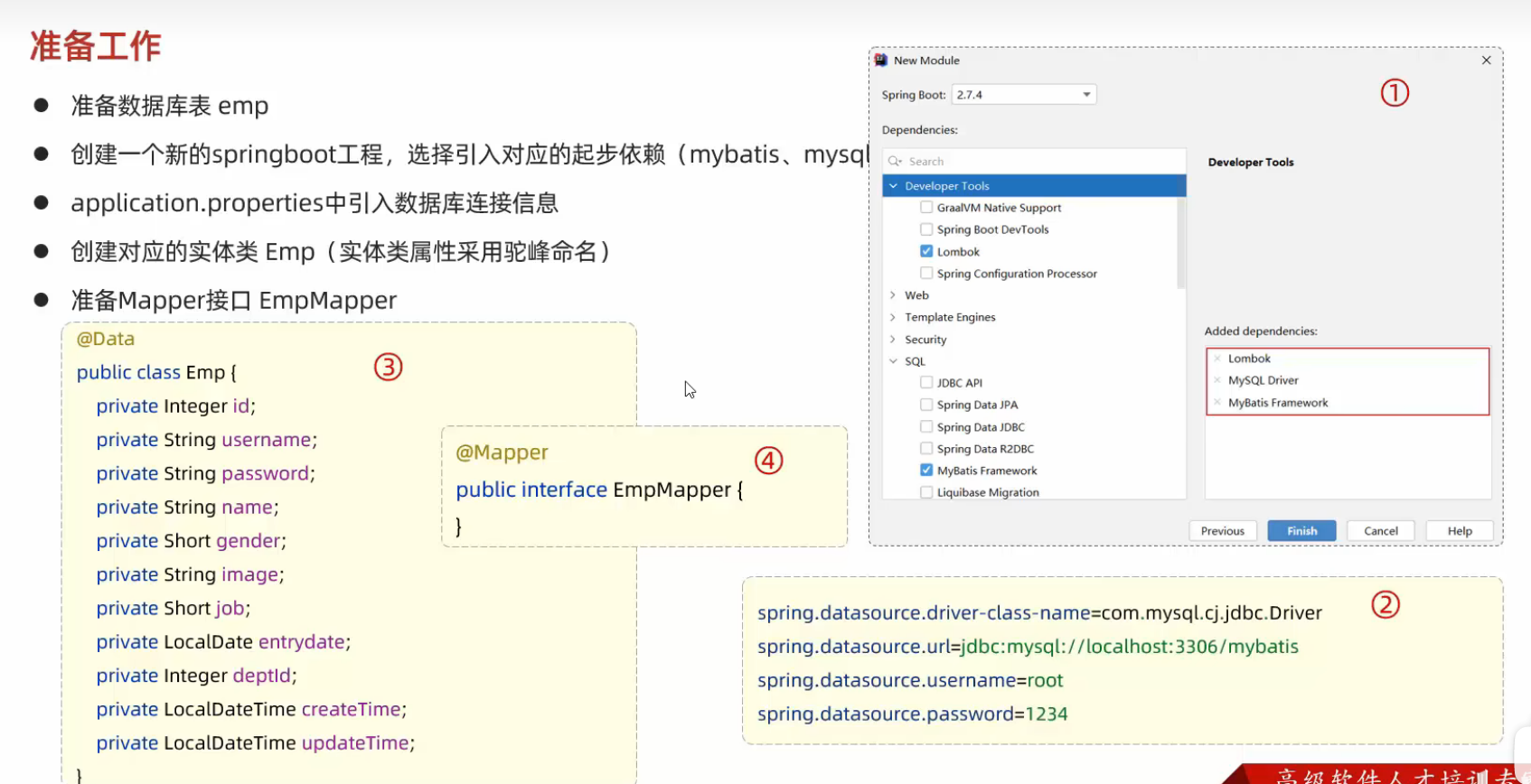 mybatis使用基本流程